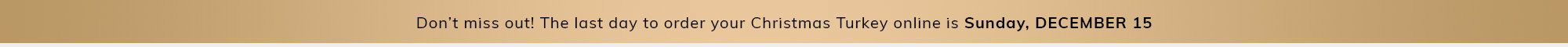Christmas slots available from November 13th until December 15th