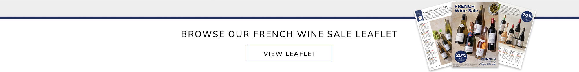 Browse our French Wine Sale leaflet