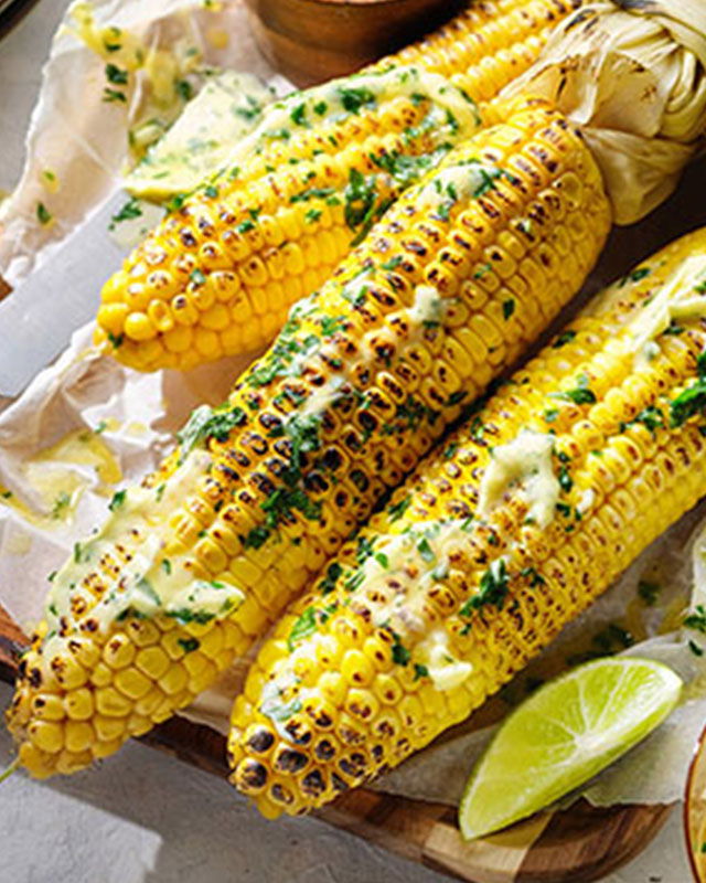 Mexican grilled corn on the cob