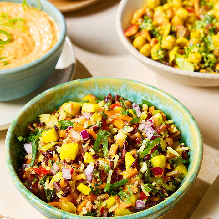 Variety of summer sides and salads