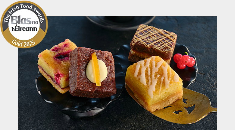 Simply Better Handmade Gluten Free Afternoon Tea Selection with the Blas na hÉireann Gold Award logo