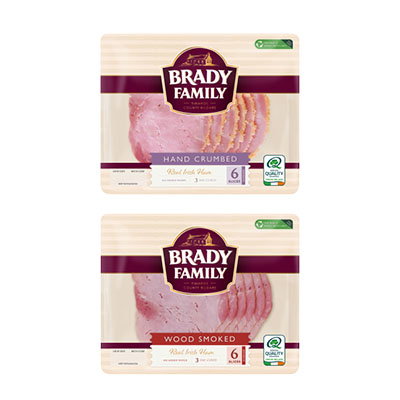 Product image of 2 Brady Family Hams packets