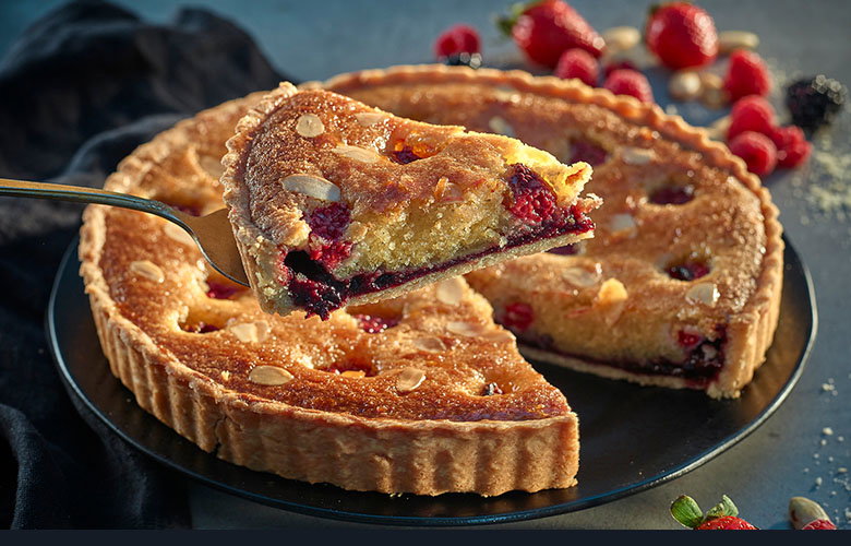 Mixed Berry Bakewell Tart