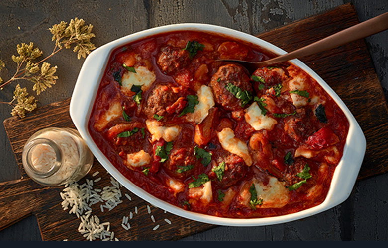 Irish Angus Beef Meatballs with Mozzarella