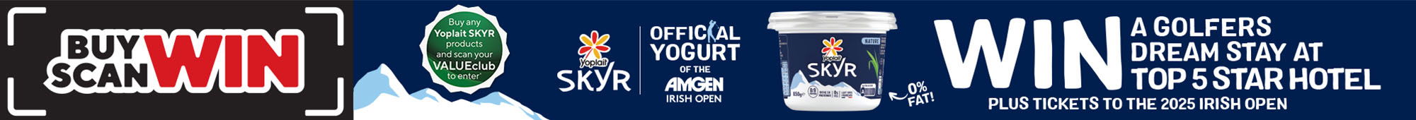 Yoplait Scan and Win Competition to Win a Golfing Dream Trip